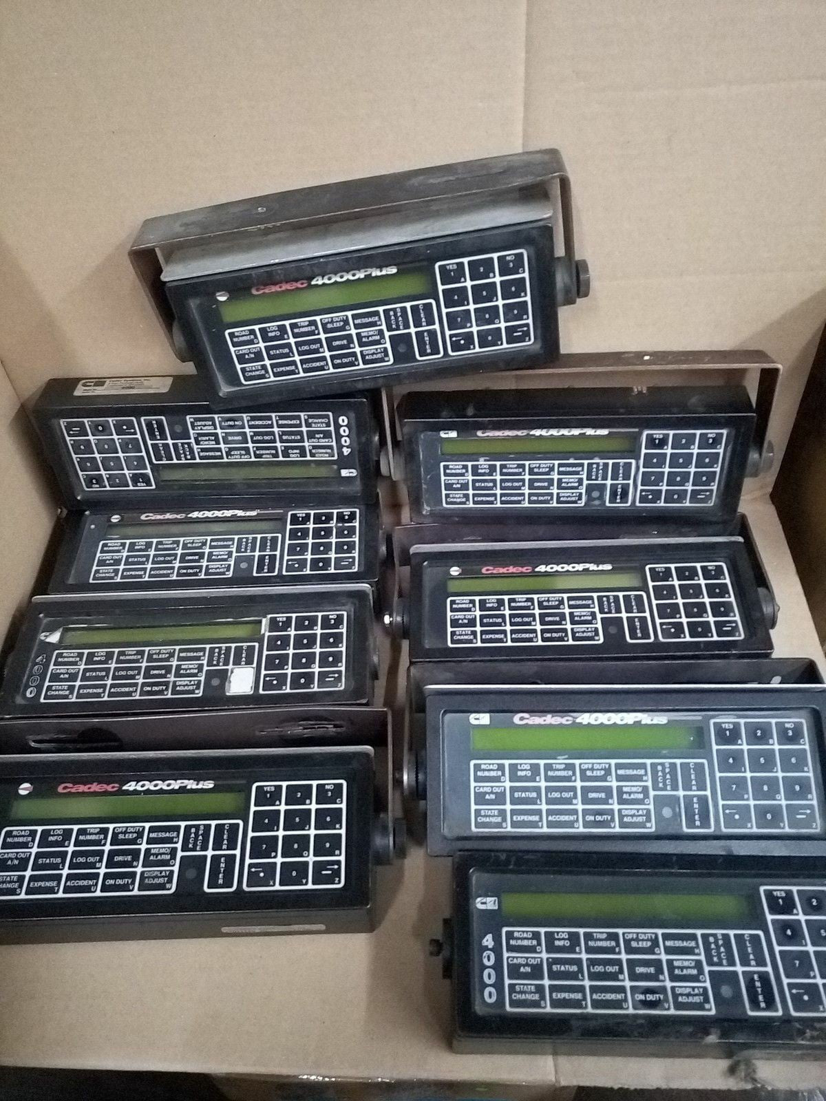 - LOT OF 9 CADEC 4000 PLUS  MANAGEMENT SYSTEM 85-7800-107