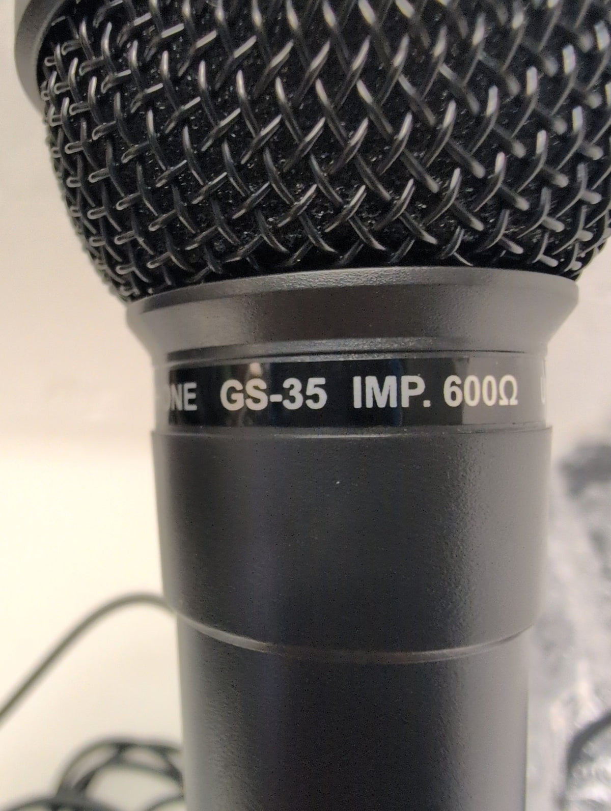 🎸 NEW Lot of 5 Carol GS-35 Dynamic Karaoke Microphones Black  3.5mm