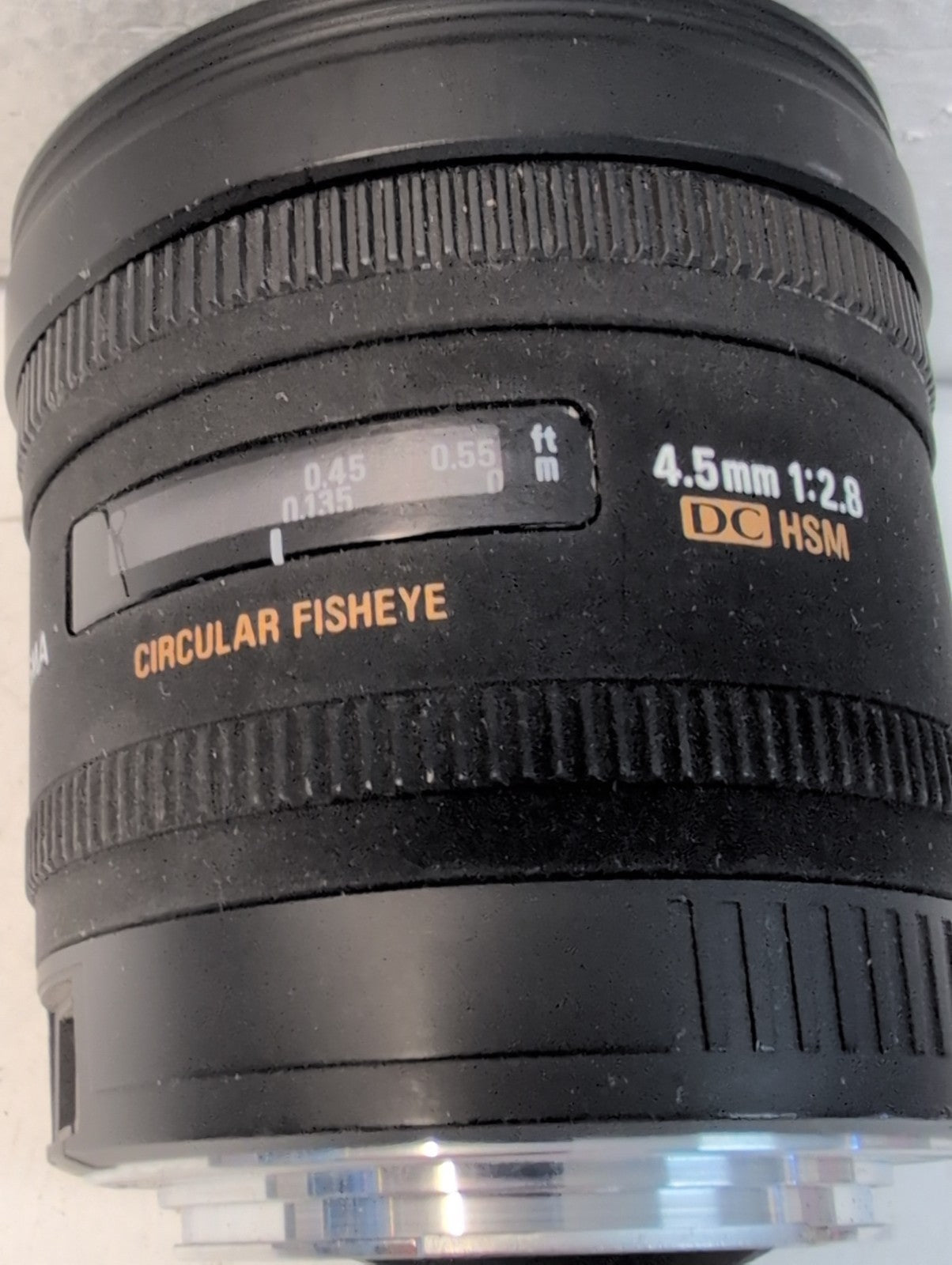 🔥 (AS IS) Sigma EX Circular Fisheye 4.5mm f/2.8 DC HSM EX Lens For Nikon F -