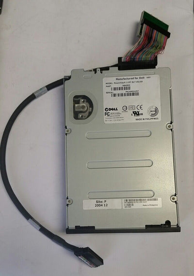 Dell PowerVault 110T SCSI DLT VS160e Tape Drive + cable