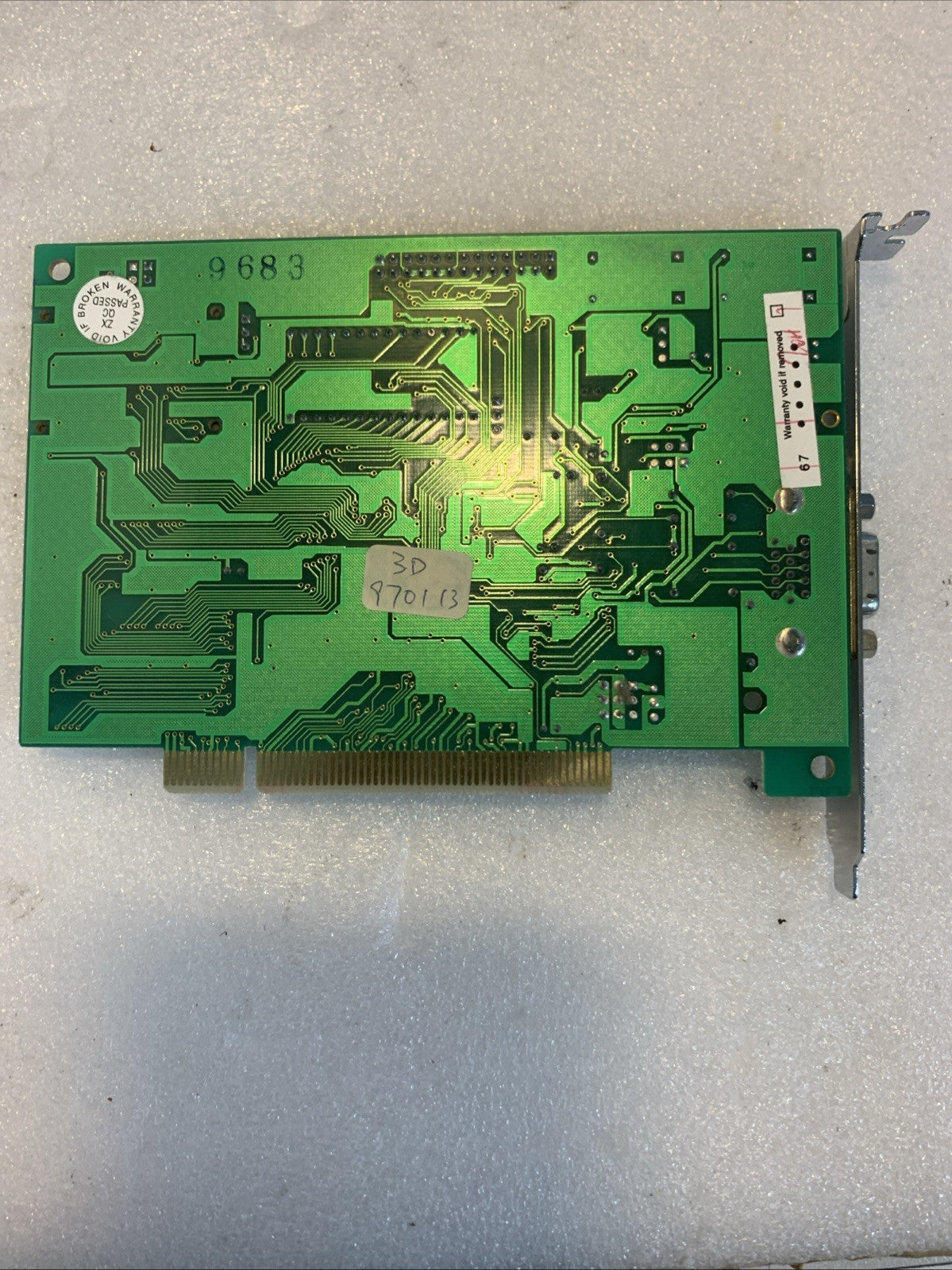 🔥 ATI Mach32 ISA Industrial Graphics Card A100 CNC Medical DB9 Rare