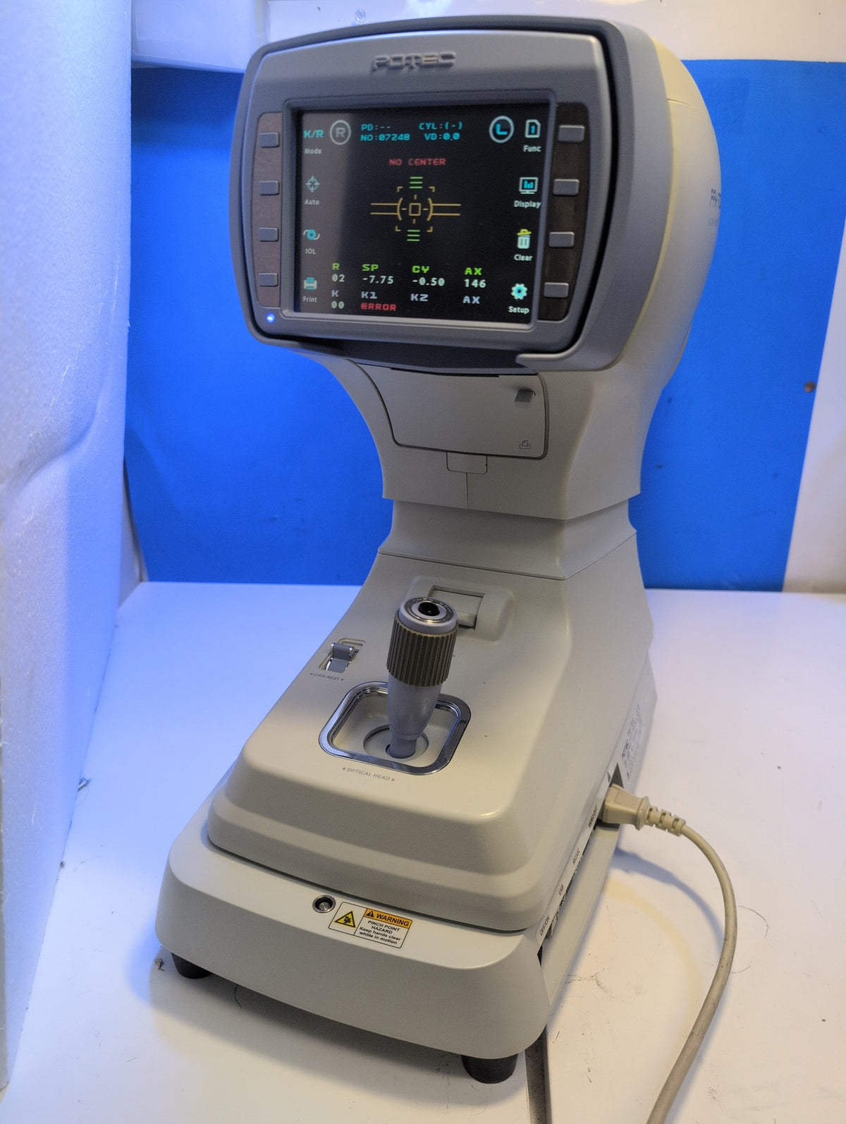 🎸 Potec PRK-7000 Auto Ref-Keratometer Ophthalmic Diagnostic Instrument
