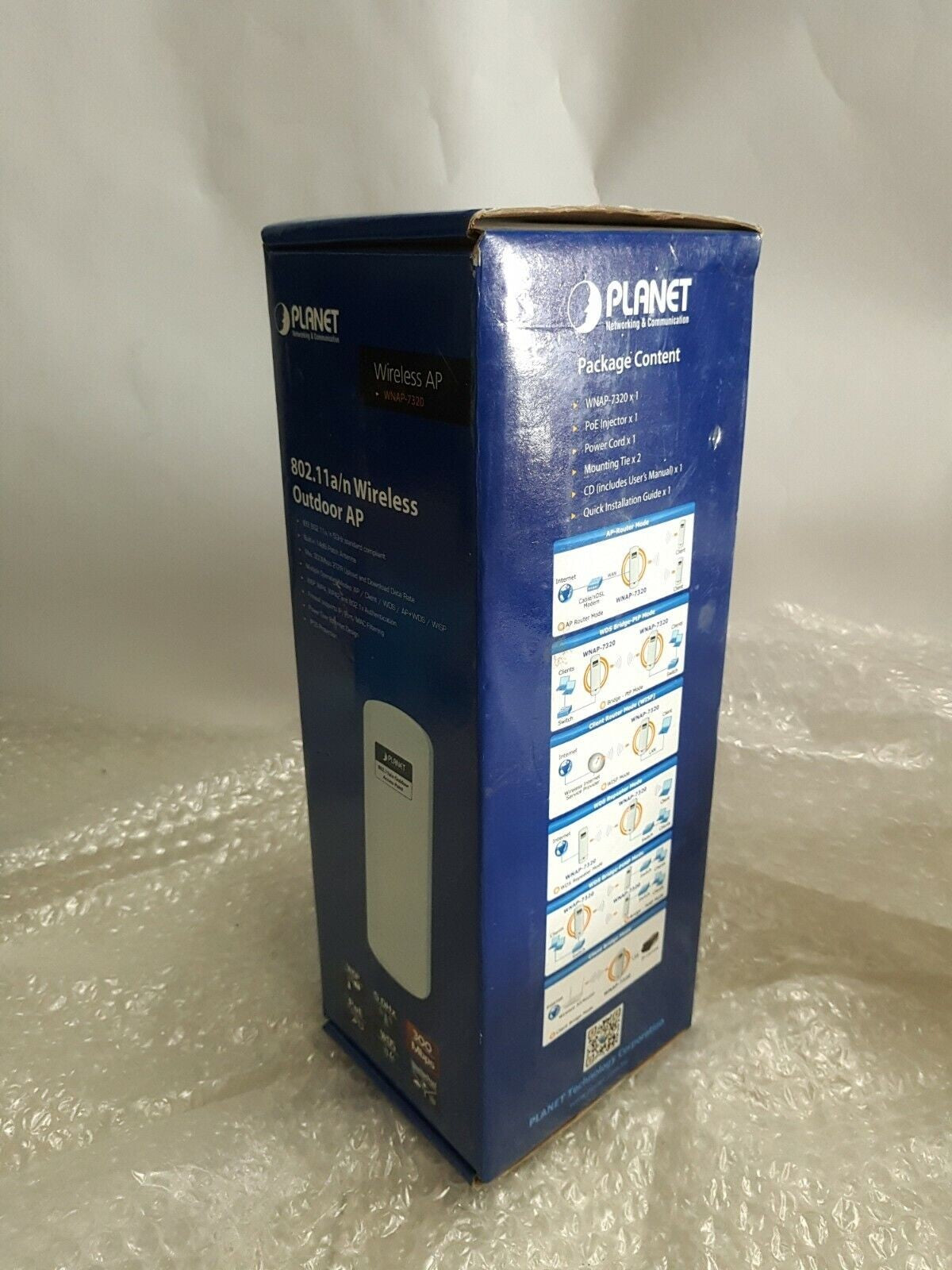 - NEW PLANET WNAP-7320  802.11a/n 5GHz 300Mbps Wireless Outdoor AP Router 