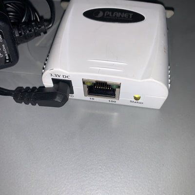 PLANET FPS-1101 Direct Attached 10/100Mbps Fast Ethernet Print Server with Power