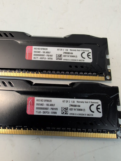 🔥 8GB (2x4GB) Kingston 1866MHz PC3-14900 DDR3 SDRAM Memory (HX318C10FBK2/8) -