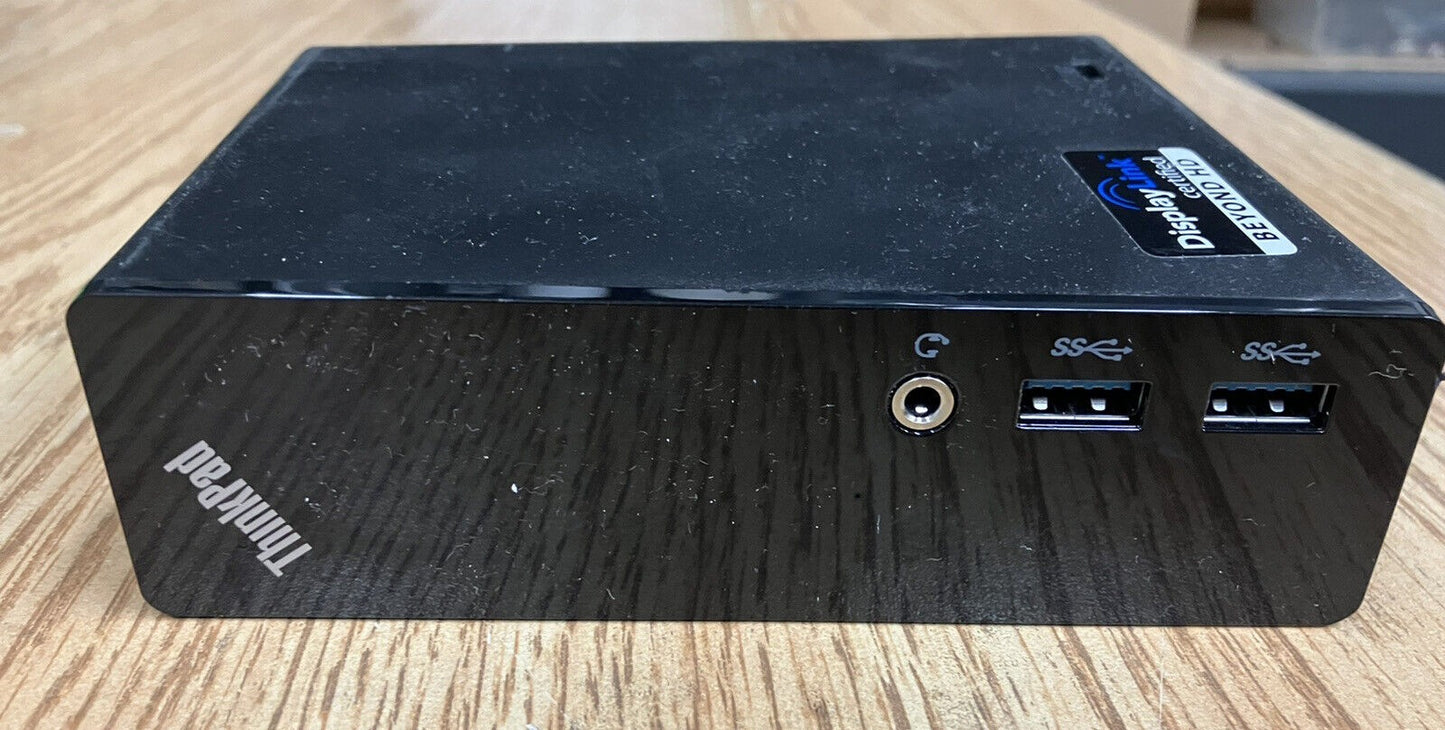 ~ Small Lenovo ThinkPad USB 3.0 Docking Station Model DU9019D1 5X USB3.0, 2X DVI