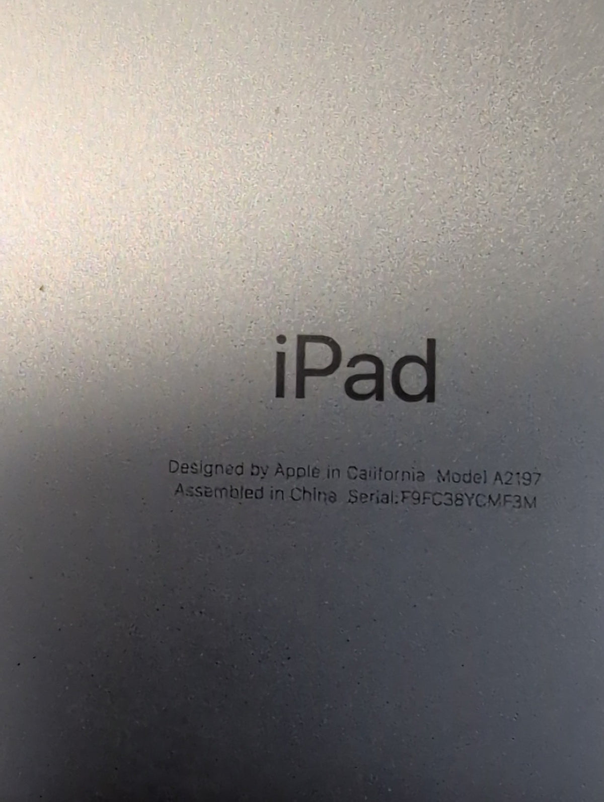 🎸 Apple iPad 7th Generation A2197 32GB Space Gray Wi-Fi Tablet MW742VC/A