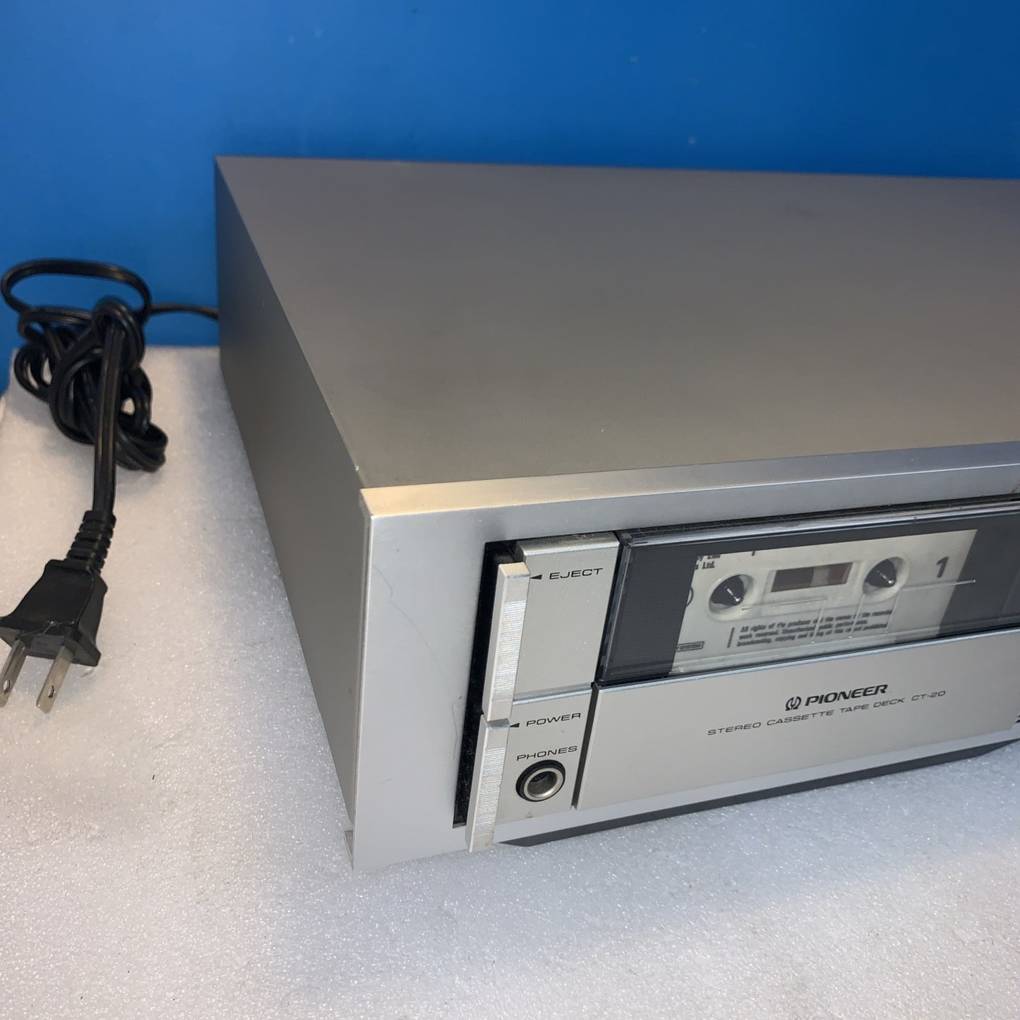 🔥 Pioneer CT-20 Stereo Cassette Tape Player Recorder Deck  tested working
