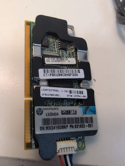 631922-B21 HPE 512MB Smart Array Flash Backed Write Cache 610673-001 W/ Battery-