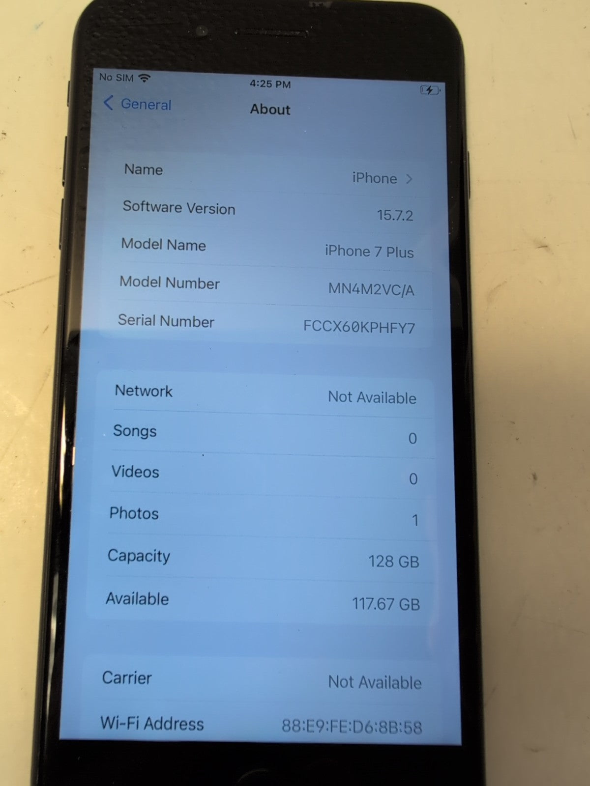 🔥 (GRADE A) Apple iPhone 7 Plus A1784 128GB Smartphone BLACK + BOX Unlocked -
