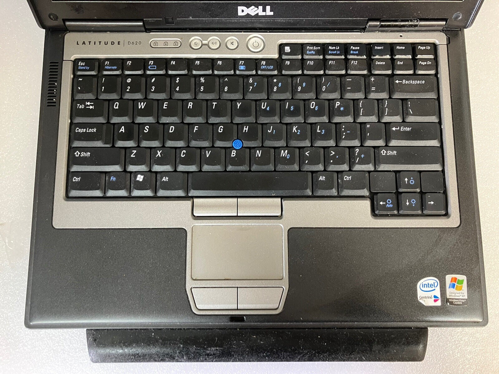~ (For Parts) Dell Latitude D620 PP18L 14" Laptop Core Duo CPU 512MB RAM (Read)