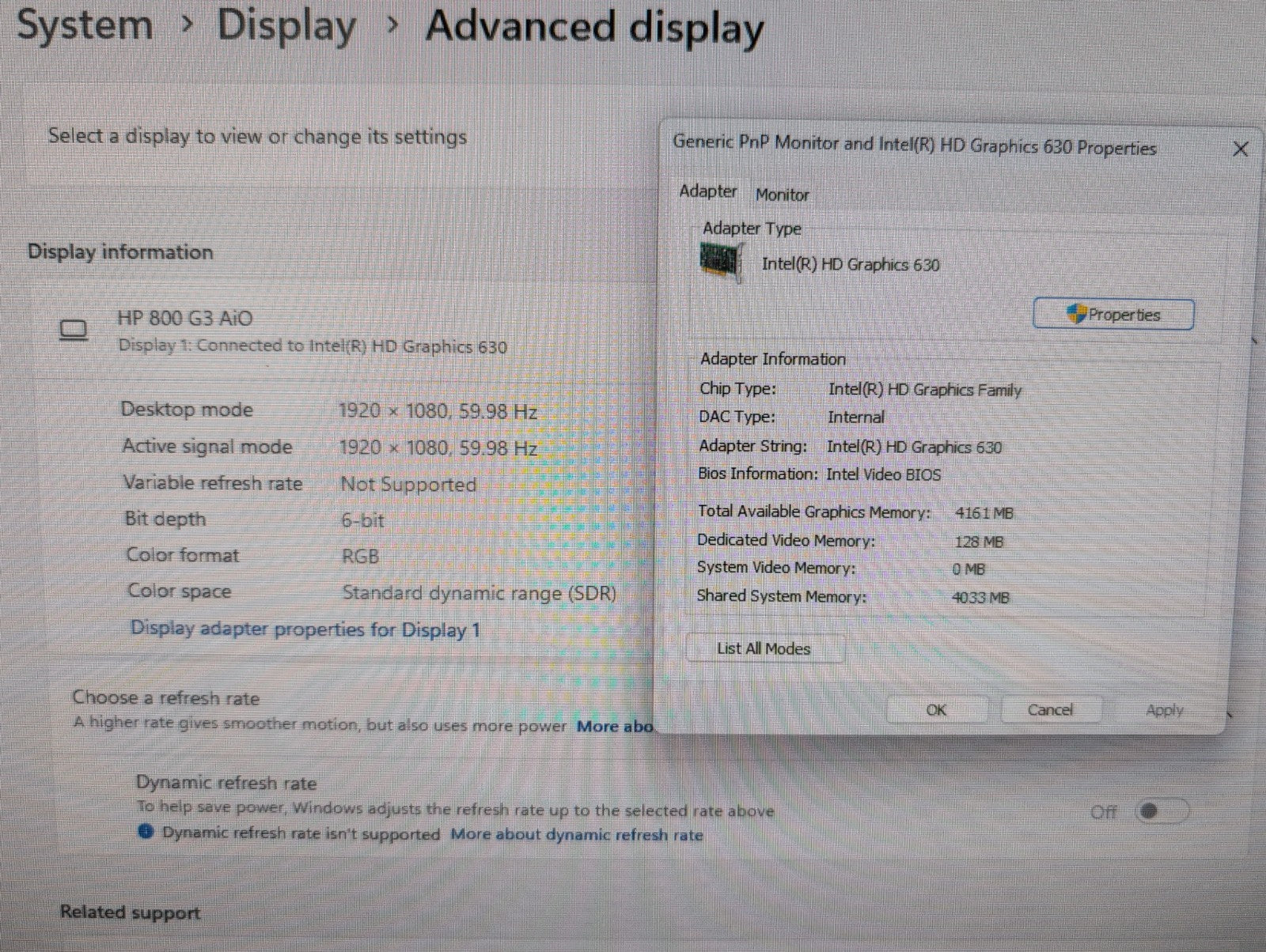 🔥NICE  HP EliteOne 800 G3 23.8" AIO PC i5-7500 CPU/ 8GB Ram/240GB SSD/Win 11 -