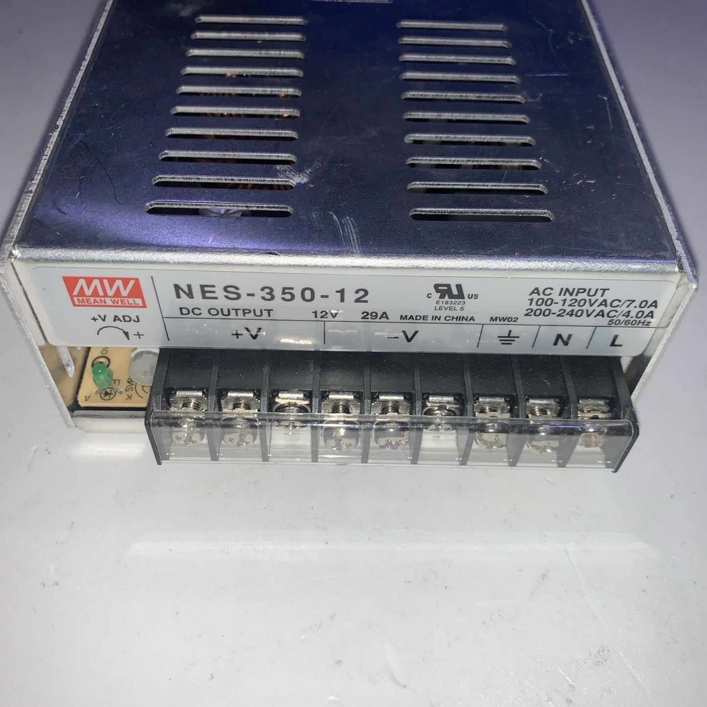 Mean Well NES-350-12 12V 29A 350W Industrial Switching Power Supply