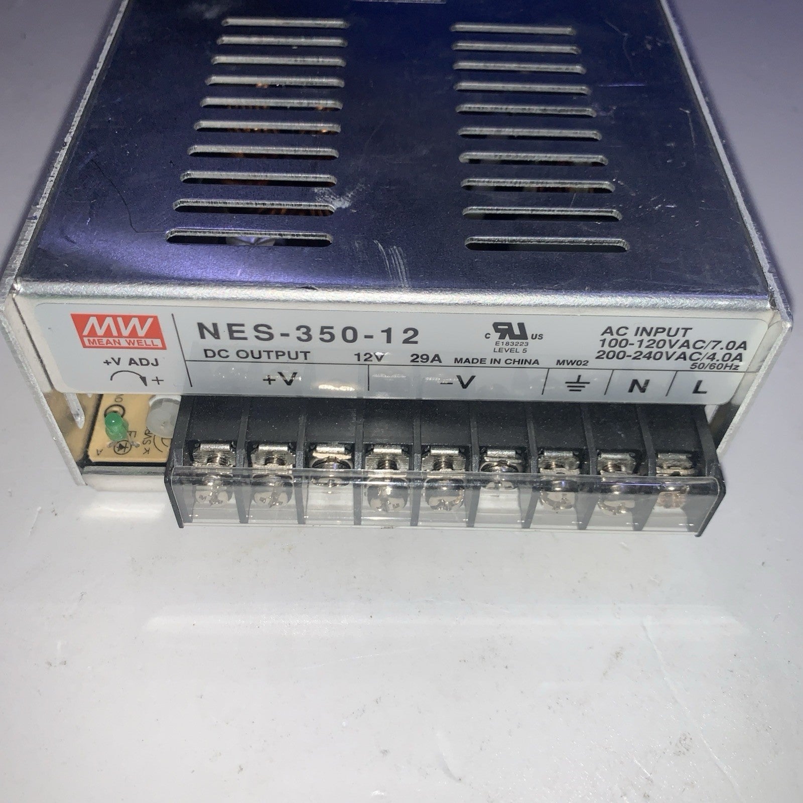 Mean Well NES-350-12 12V 29A 350W Industrial Switching Power Supply