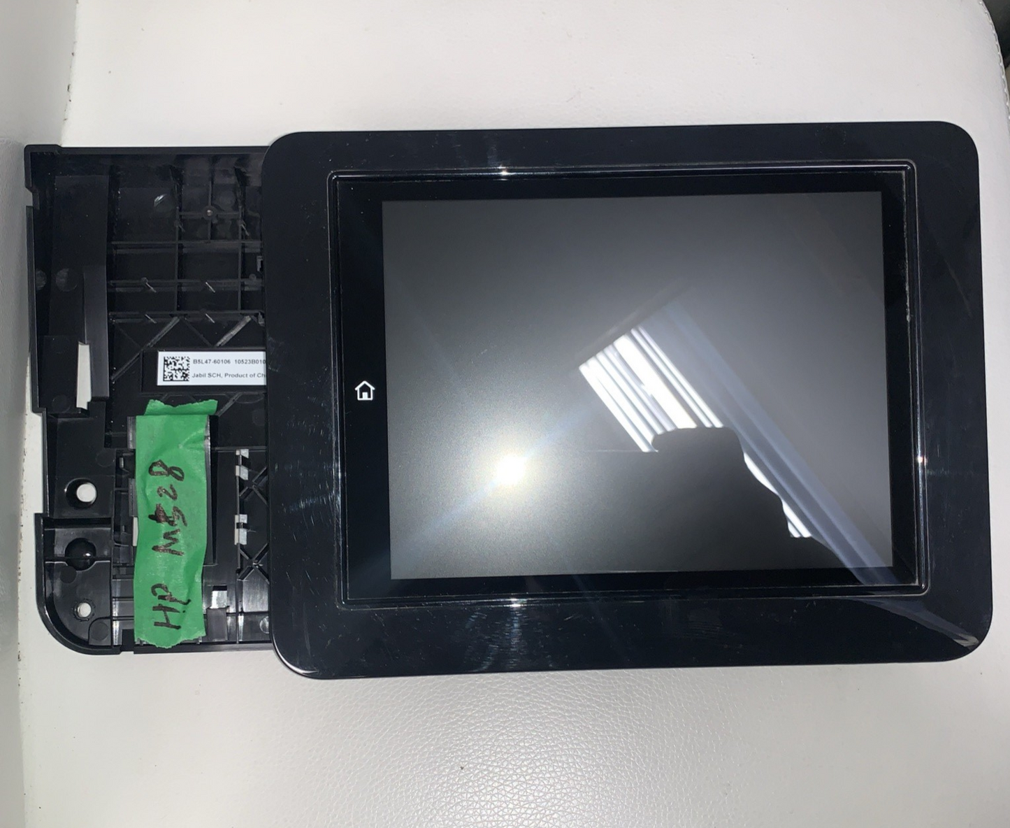 HP LaserJet Enterprise MFP M528 series printer  touchscreen control panel