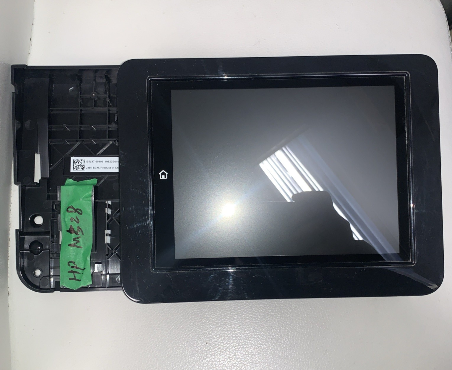 HP LaserJet Enterprise MFP M528 series printer  touchscreen control panel