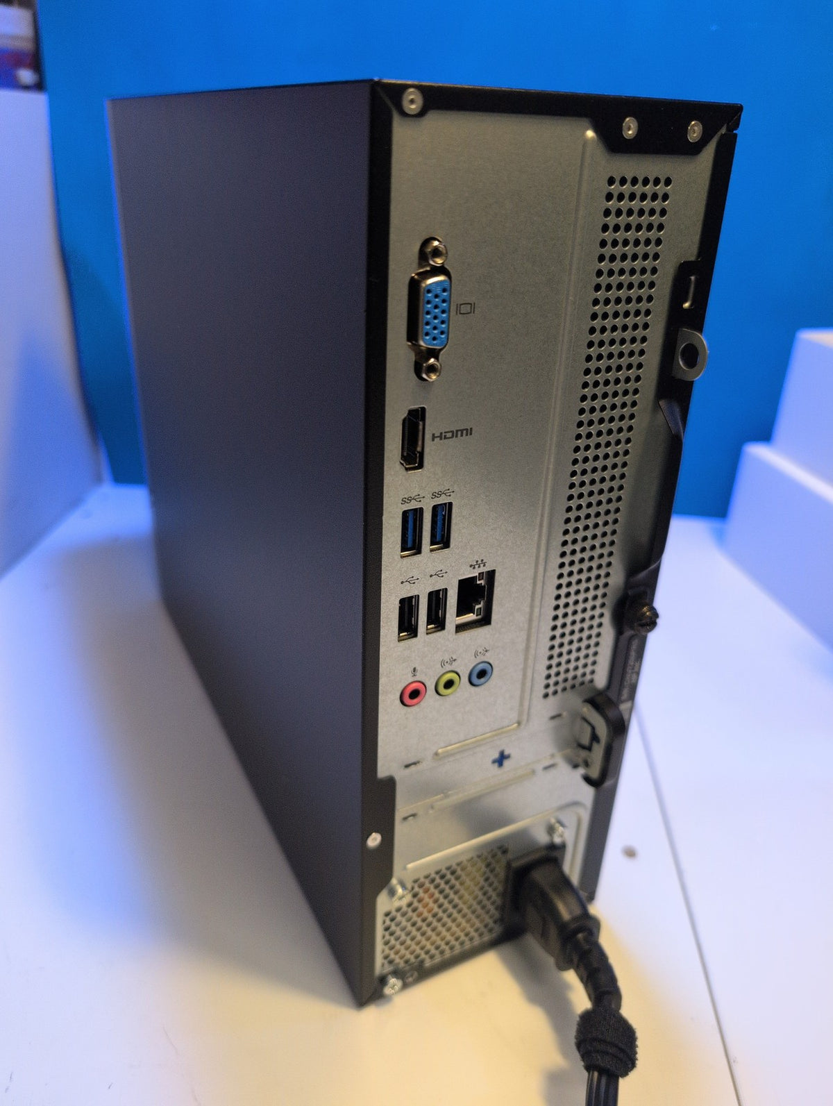 🎸 HP Slimline 270-p019 SFF Desktop PC Intel i3-7100T 8GB RAM 1TB HDD WiFi Win10