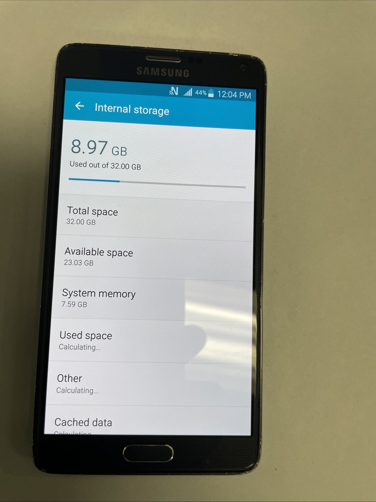 ( carrier: Telus ) Galaxy  note 4 32G   SM-N910W8 SmartPhone Tested