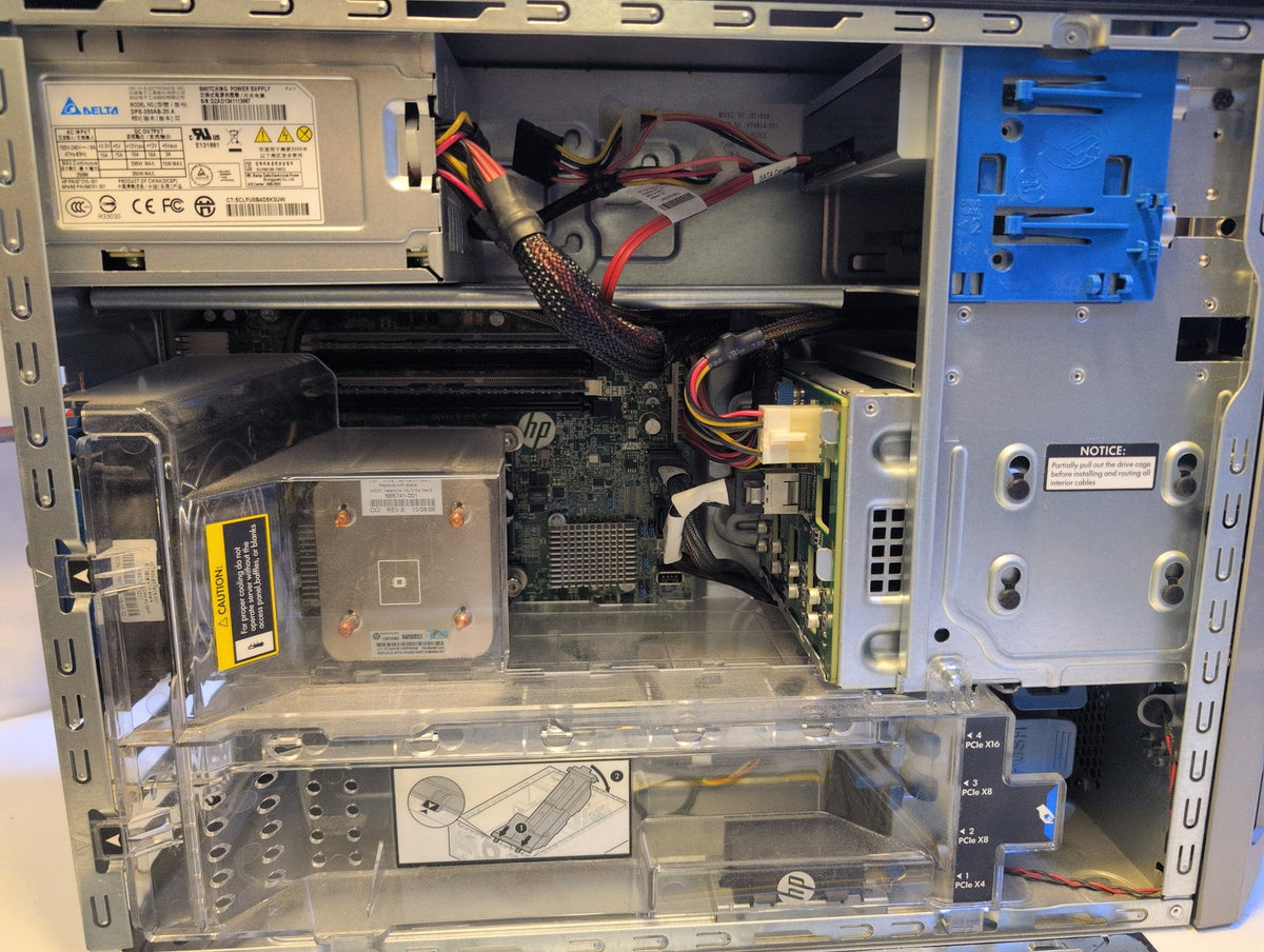 🎸 HP ProLiant ML310e Gen8 Tower Server Xeon E3-1220 V2 8GB RAM B120i (No HDD)