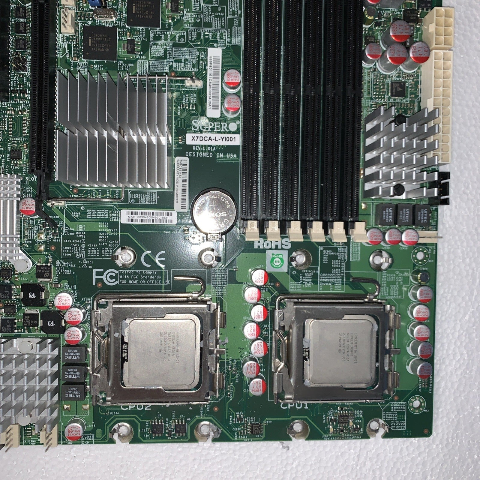 SUPERMICRO X7DCA-L-YI001  w/ 2x Xeon L5420