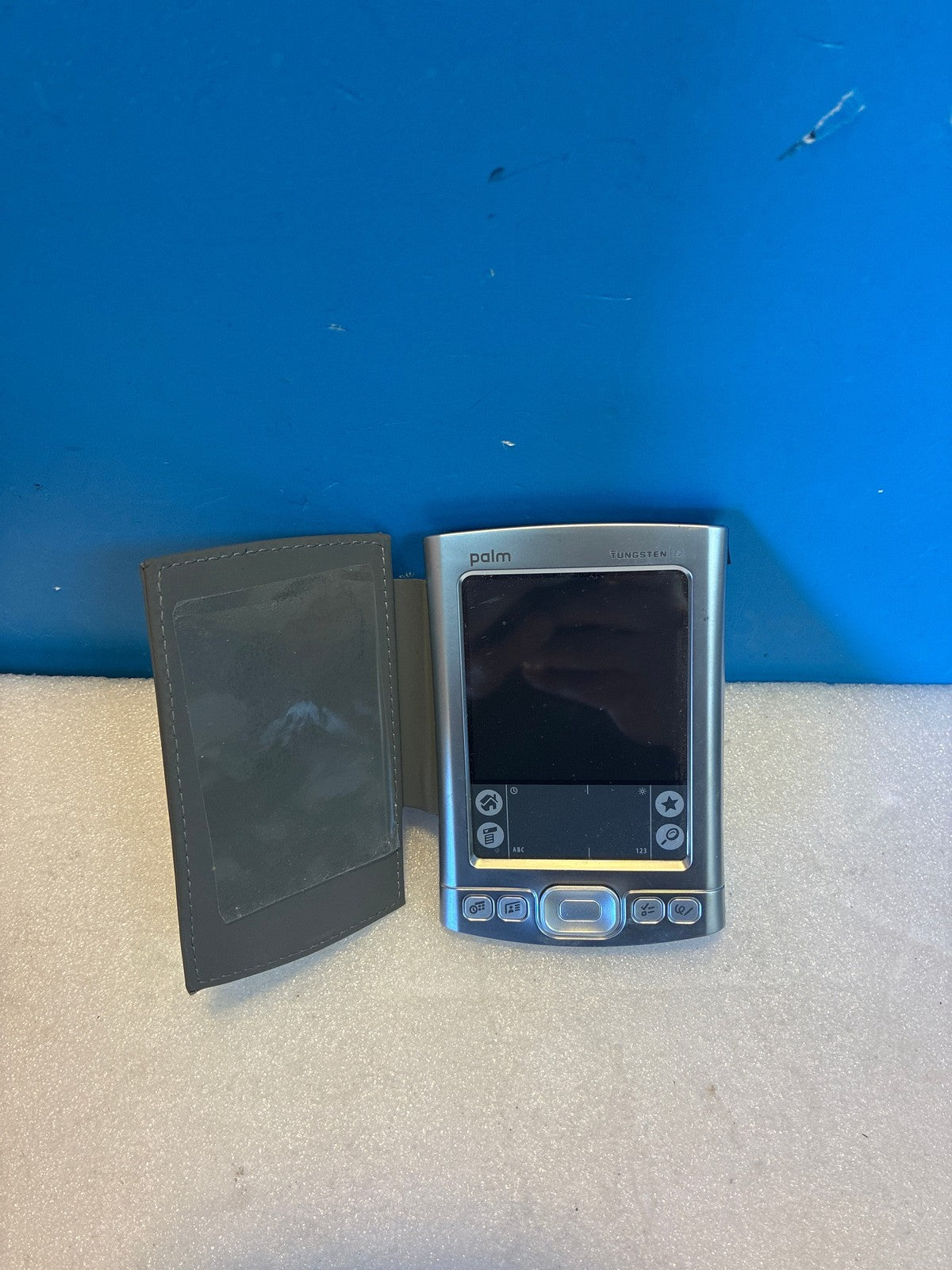 🔥 Palm Tungsten E2 PDA with Leather Flip Case, Bluetooth, SD Slot