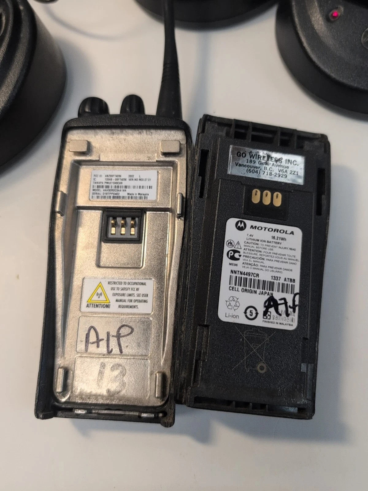 🔥 (Lot of 4)  MOTOROLA RADIUS CP200
