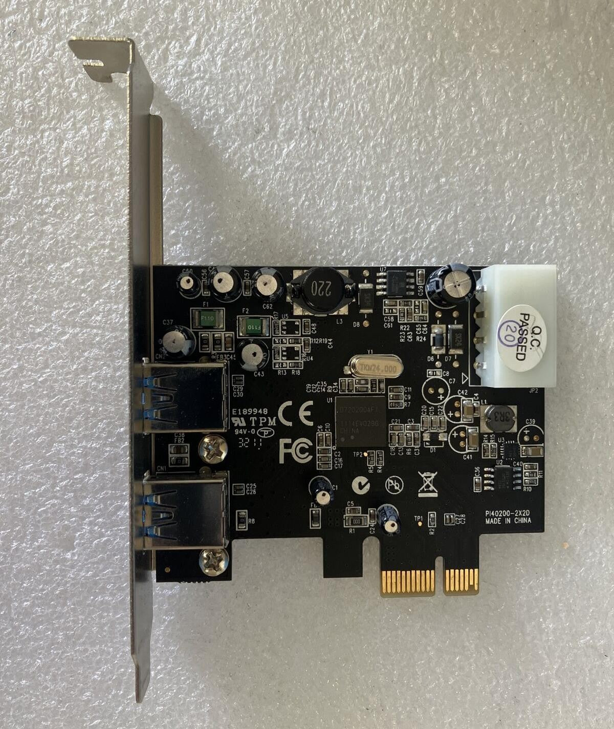 StarTech.com 2 Port PCI Express SuperSpeed USB 3.0 Card Adapter PEXUSB3S2 ~