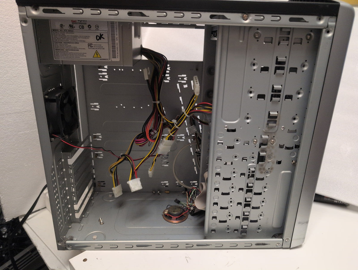 🎸 Profitek ATX Mid-Tower Computer Case w/ 300W PSU DVD-RW Floppy ATX-300GU