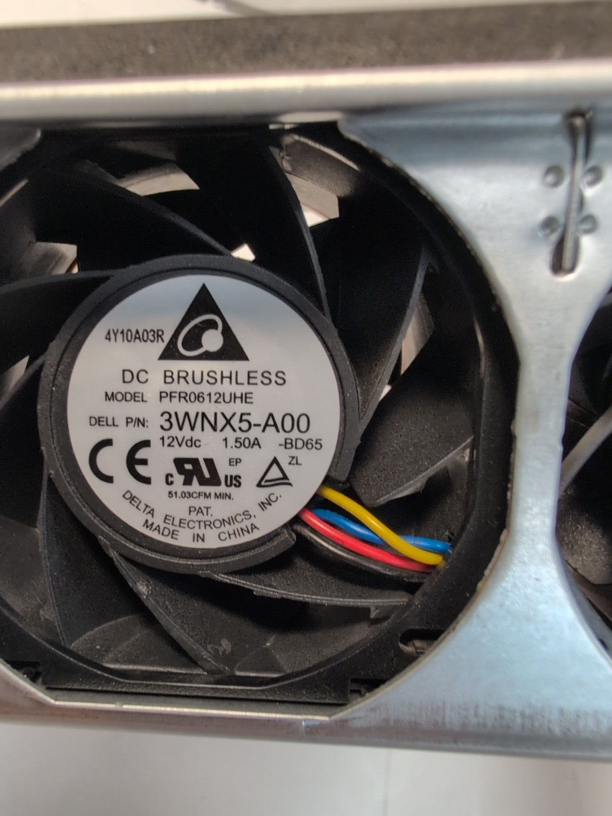 🔥PN3W9 Dell PowerEdge R720 R720XD Fan Assembly R2K4K W/ 6x FANS -