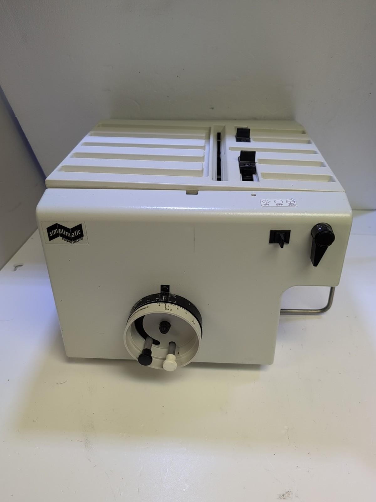 MBM 0618 Simplimatic Folding Machine MANUAL Folder ( NO AC ADAPTER ) -