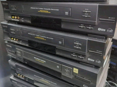 4x Toshiba W-625C VCR 4 Head  HiFi VHS Player Tested (No Remote) -