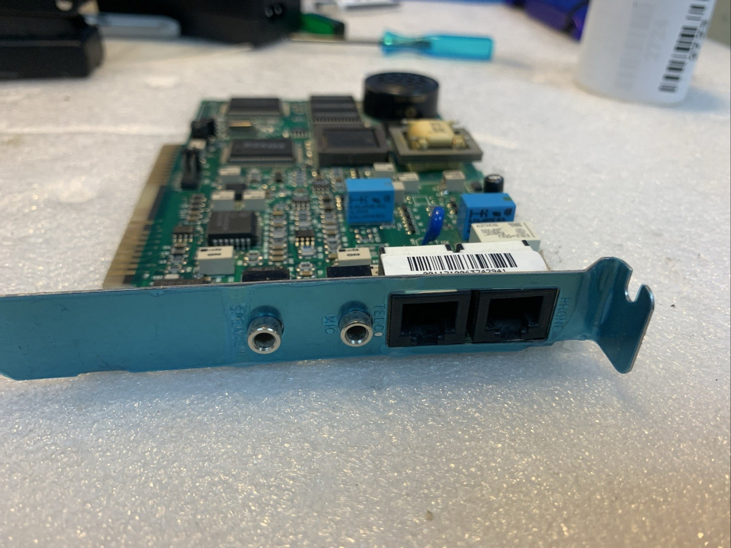 🔥 US Robotics ISA Voice Modem Card RJ11 IVR PBX TELCO Vintage 1995