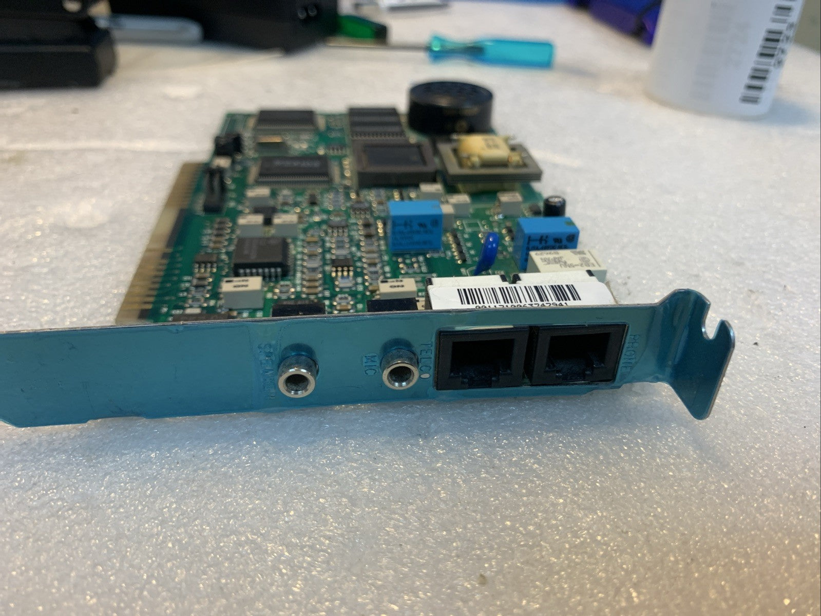 🔥 US Robotics ISA Voice Modem Card RJ11 IVR PBX TELCO Vintage 1995
