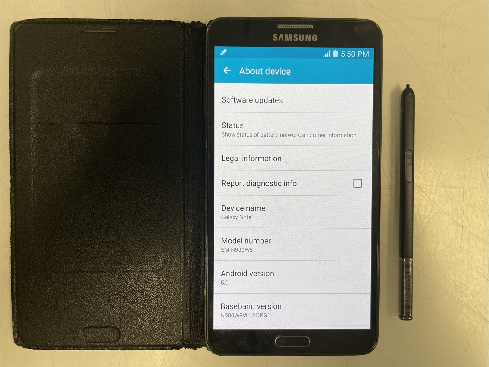 Galaxy  note3 32G   SM-N900W8 Unlocked SmartPhone Tested  +