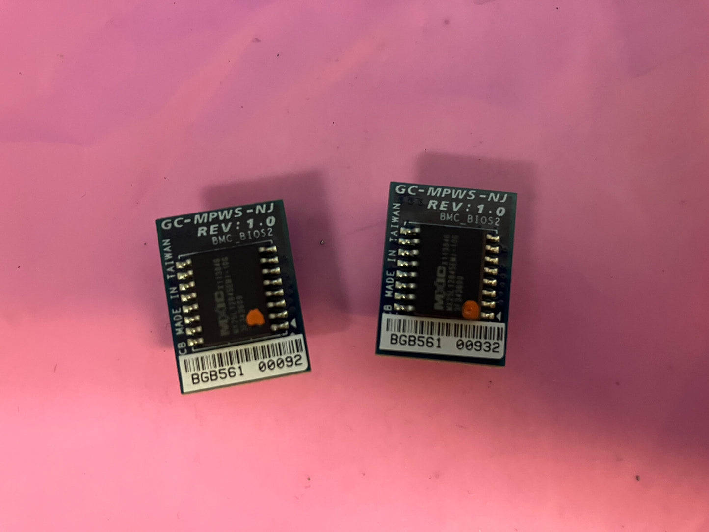 ~ One Unit Of GC-MPWS-NJ Management Card Rev: 1.0 BMC BIOS Controller