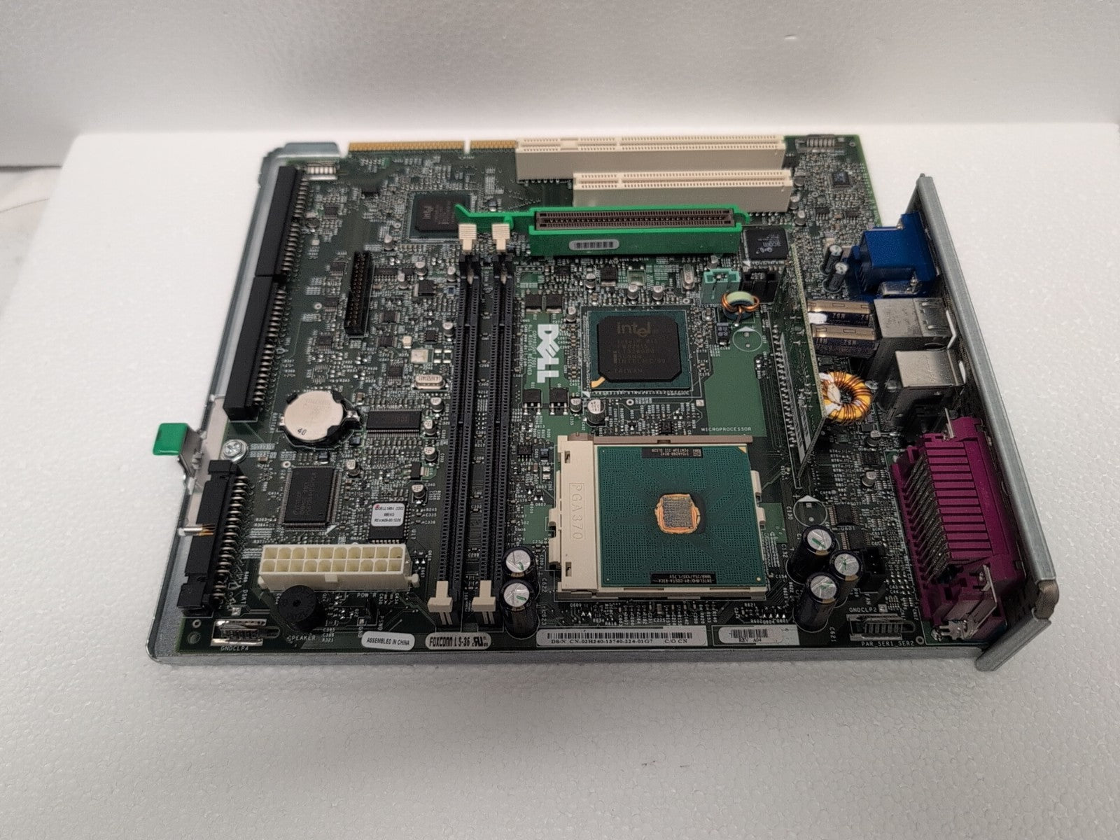 Dell GX150 SFF Desktop  PGA370 Motherboard 2H240 With PIII 1.0 GHz CPU -