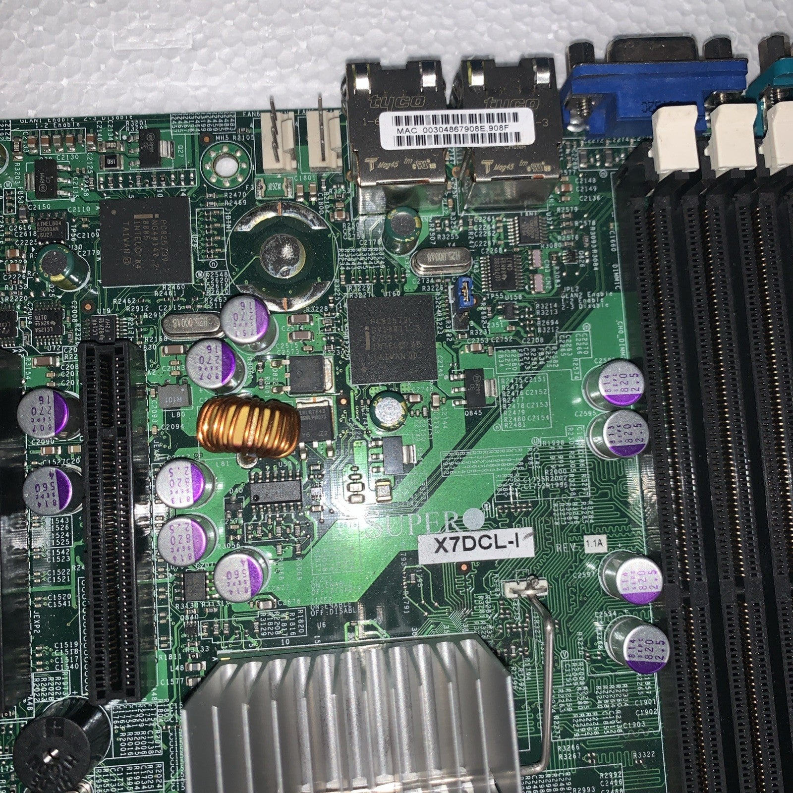 Supermicro X7DCL-I Dual 2x LGA771 Intel Xeon 5420 CPU ATX  Motherboard