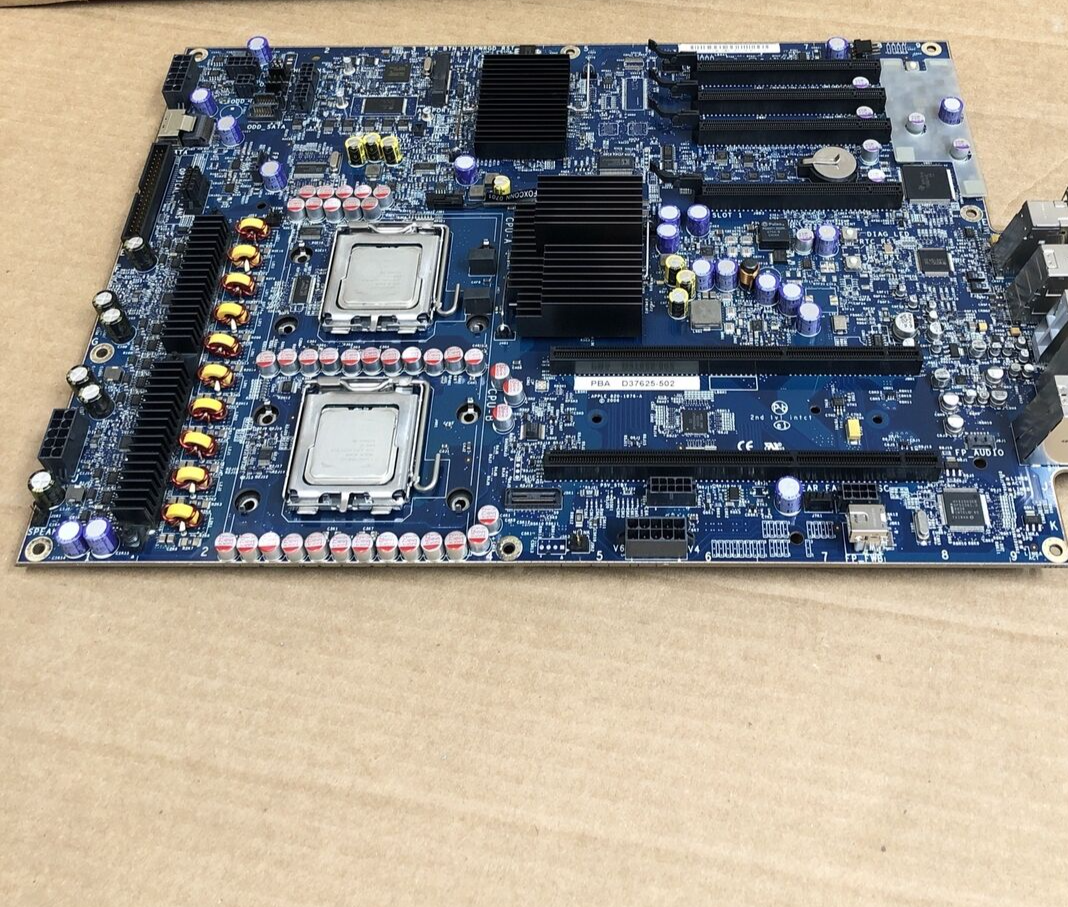 +Apple Mac Pro A1186 Motherboard 820-1976-A W/2x Xeon 2.66GHz /NO IO Shield