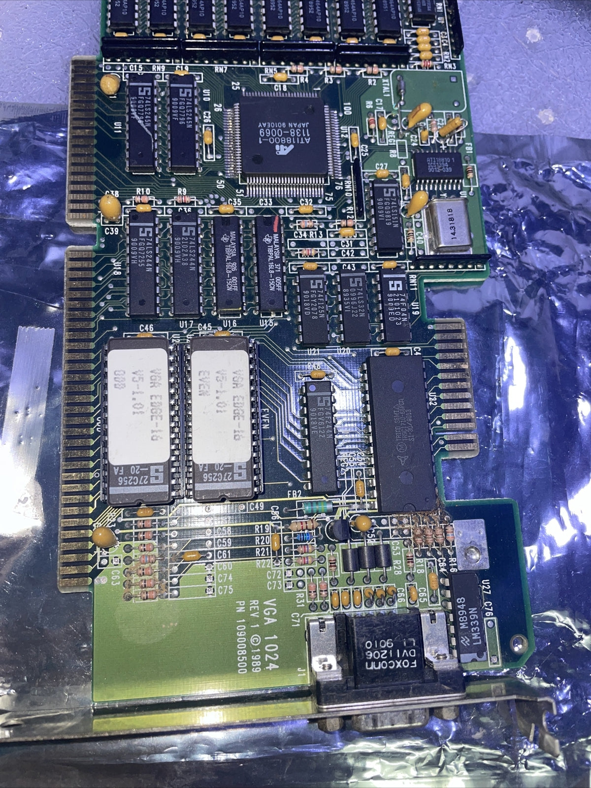 VGA Edge-16 PN 109008500 1990 video card