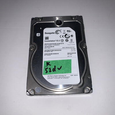 Dell Constellation ES.3 2TB ST2000NM0033 3.5 SATA hard drive (52 days used only)