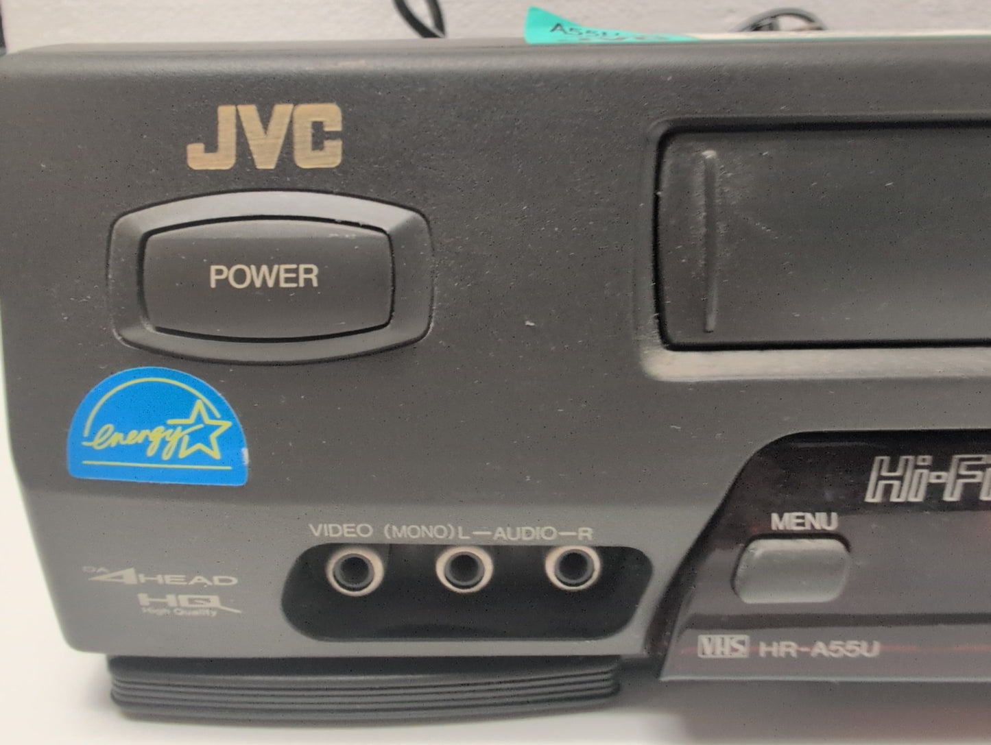 🔥 JVC Pro-Cision 19u Head HI-FI VCR Video Cassette Recorder HR-A55U Tested -