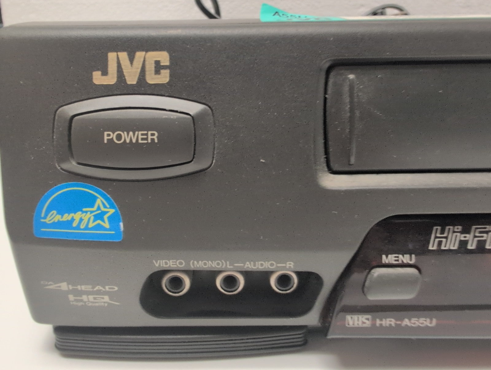 🔥 JVC Pro-Cision 19u Head HI-FI VCR Video Cassette Recorder HR-A55U Tested -