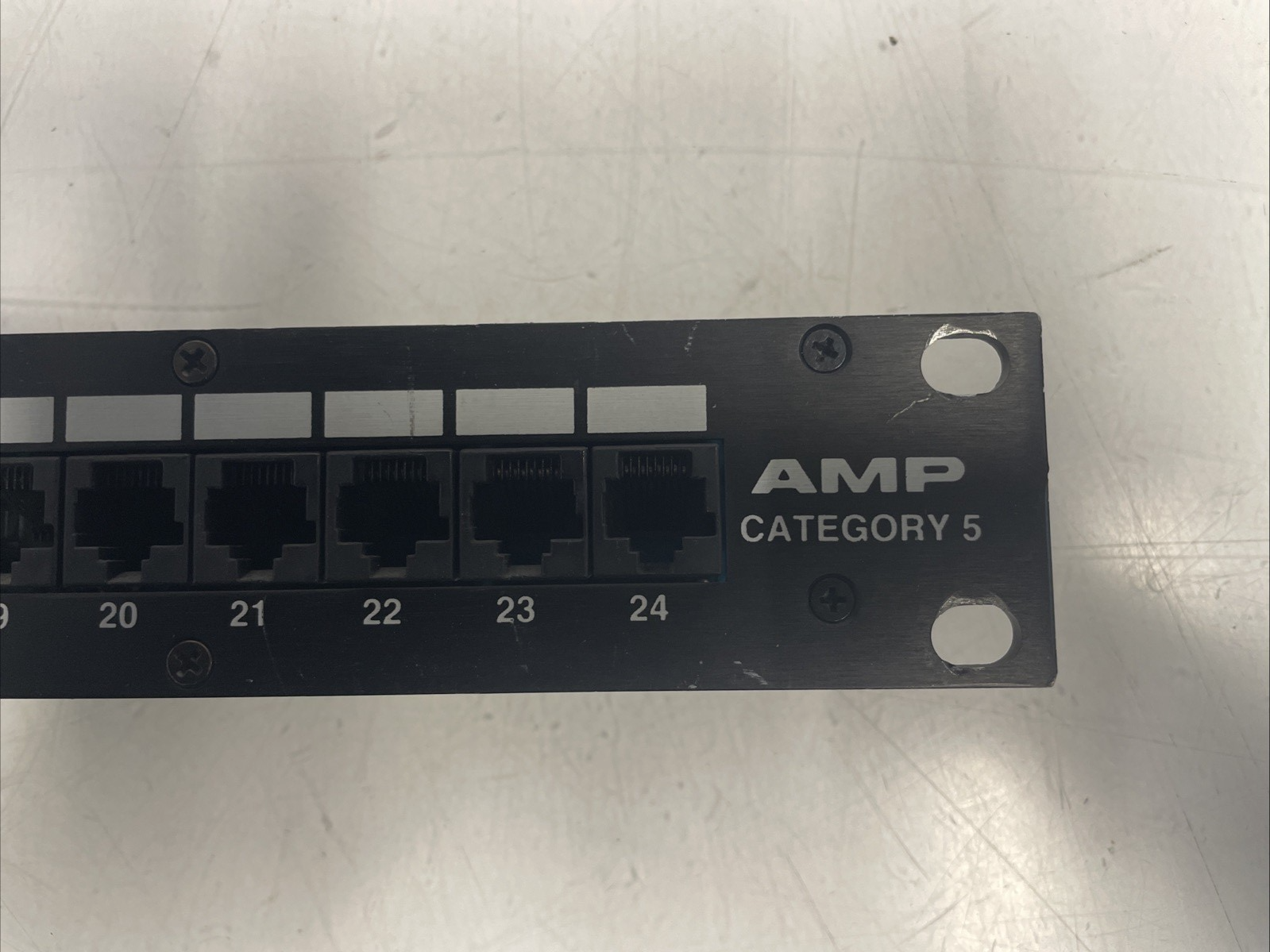 🔥AMP Category 5 Cat 5 24 Port Patch Panel   +