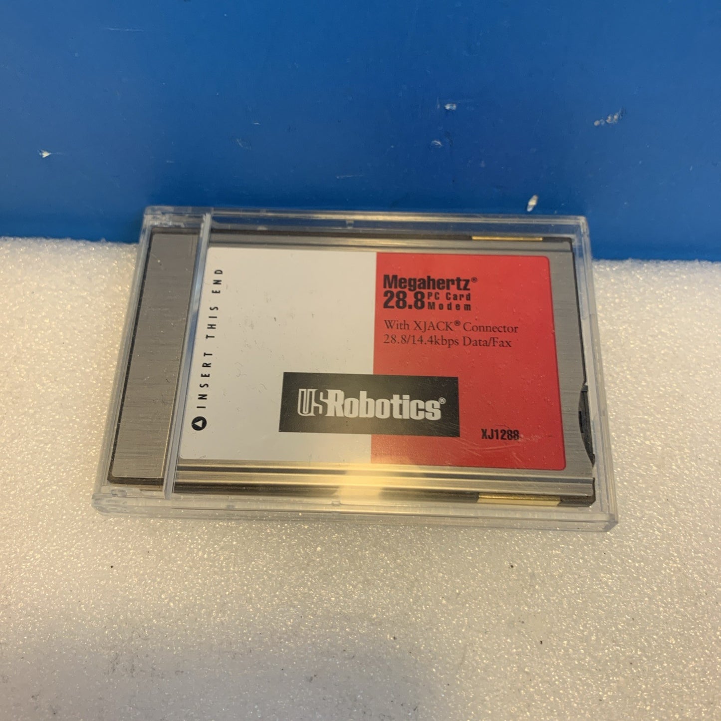 🔥 Vintage US Robotics Megahertz 28.8 PCMCIA PC Card Modem XJ1288 XJACK