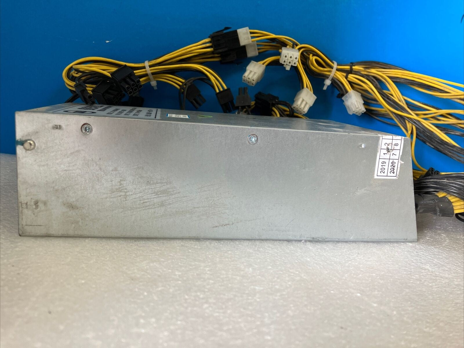 MTJG MT-1800W-A006 12V-150A 1800W 12x (6+2) Pin & 4x 6-Pin Output Power Supply ~