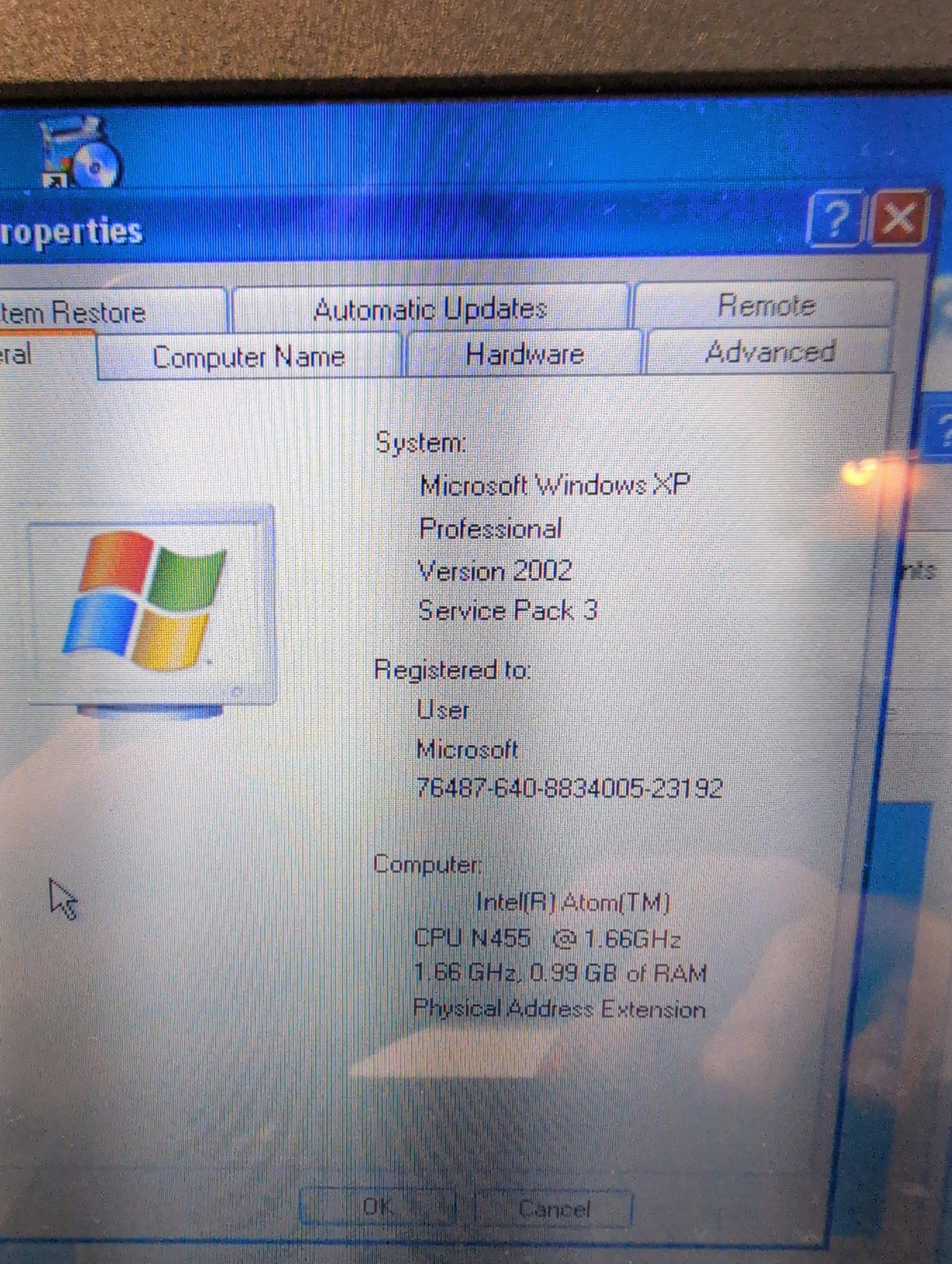 🎸 Toshiba NB250-001 10.1in Netbook Intel Atom N455/ 1GB RAM /500GB HDD/WinXP