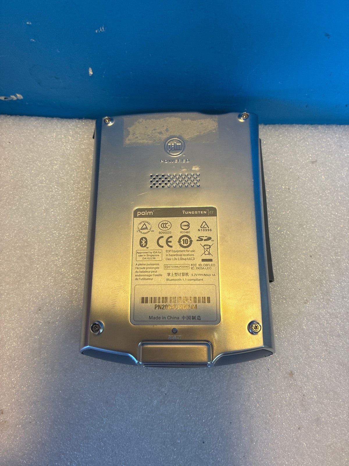🔥 Palm Tungsten E2 PDA with Leather Flip Case, Bluetooth, SD Slot