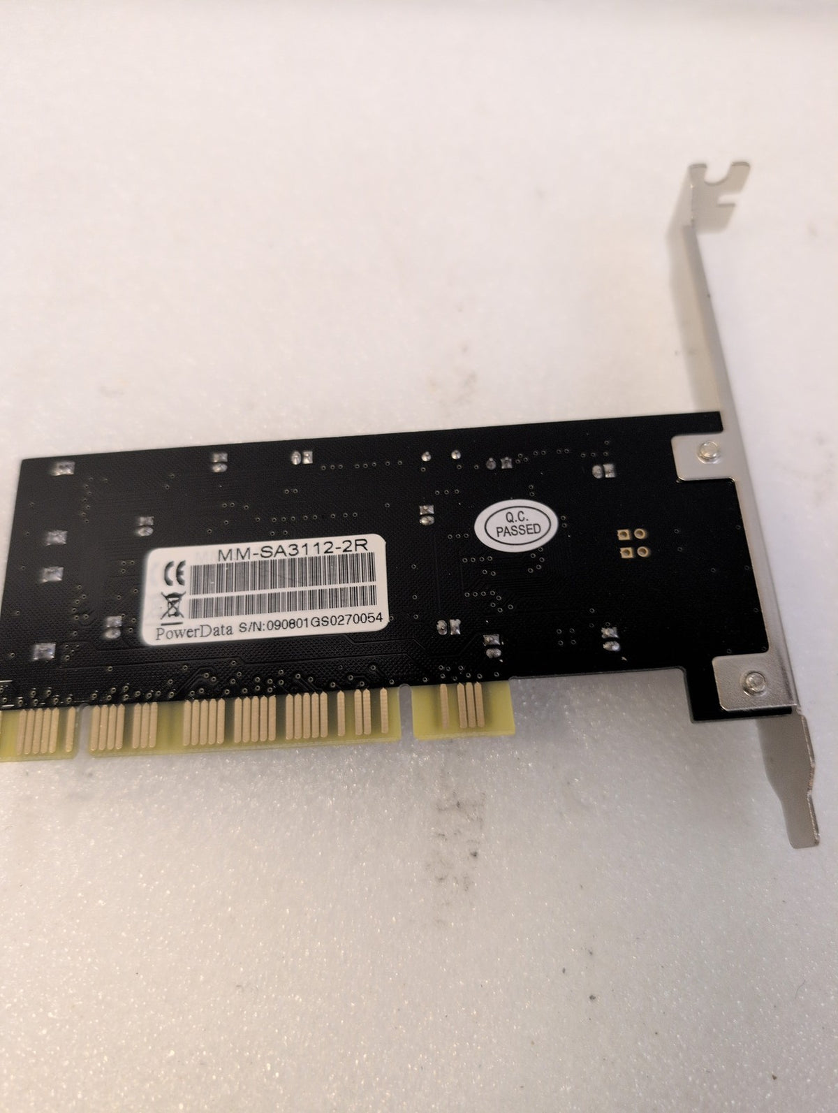 🎸 PowerData MM-SA3112-2R 2-Port PCI SATA RAID Controller Card SiI3112 Chipset