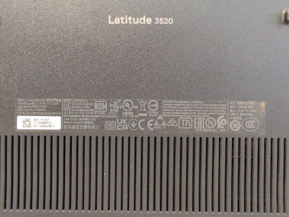 🎸 Dell Latitude 3520 15.6" Laptop i5-1135G7 No RAM/SSD (LCD issue, For Parts)