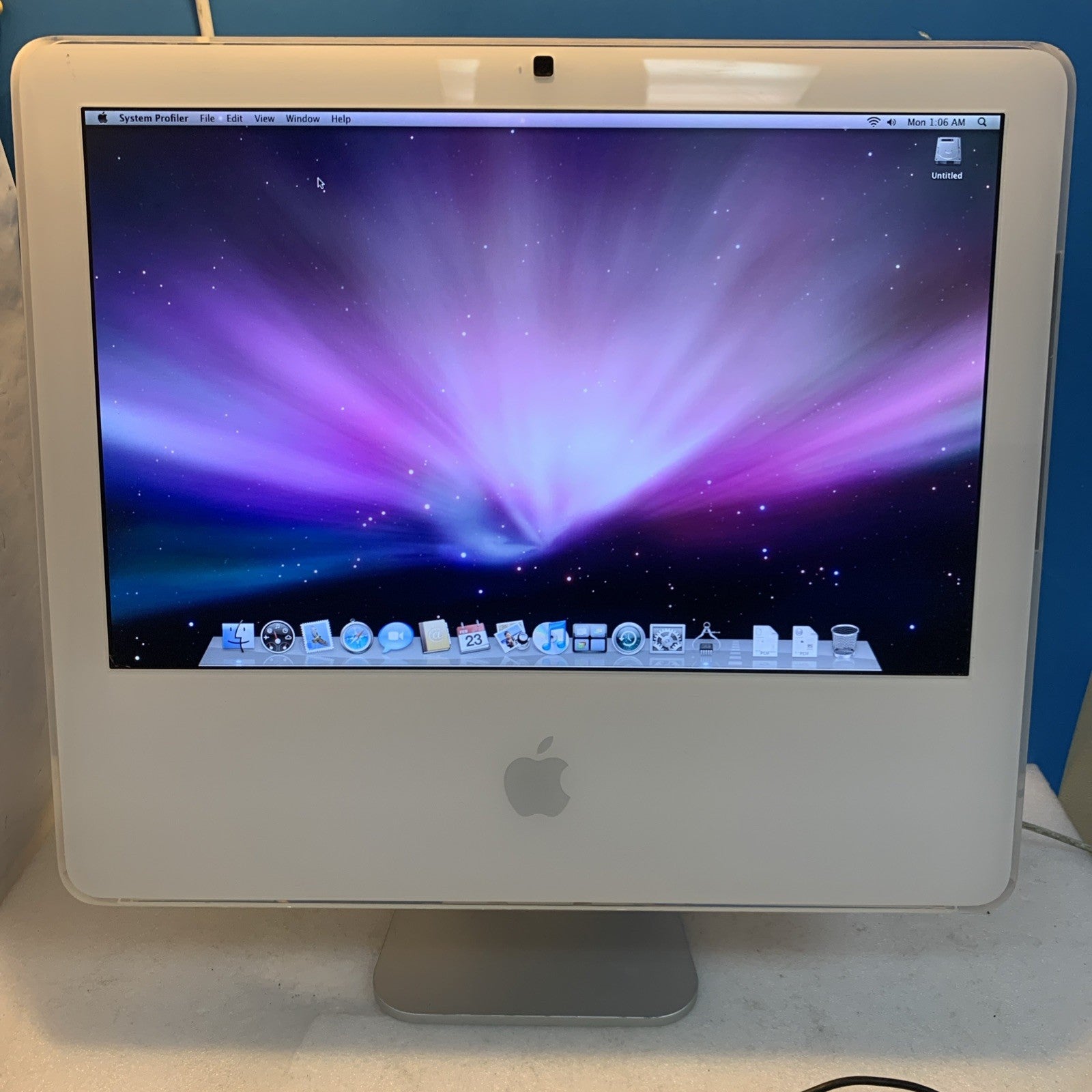 Nice ~ Apple iMac 17" Intel Core Duo 1.83Ghz 2GB RAM 160GB OS X 10.5